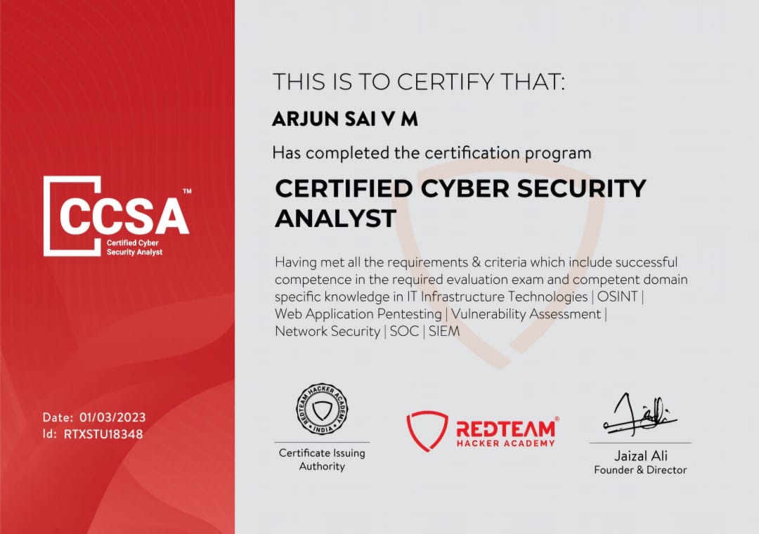 Certificate 1
